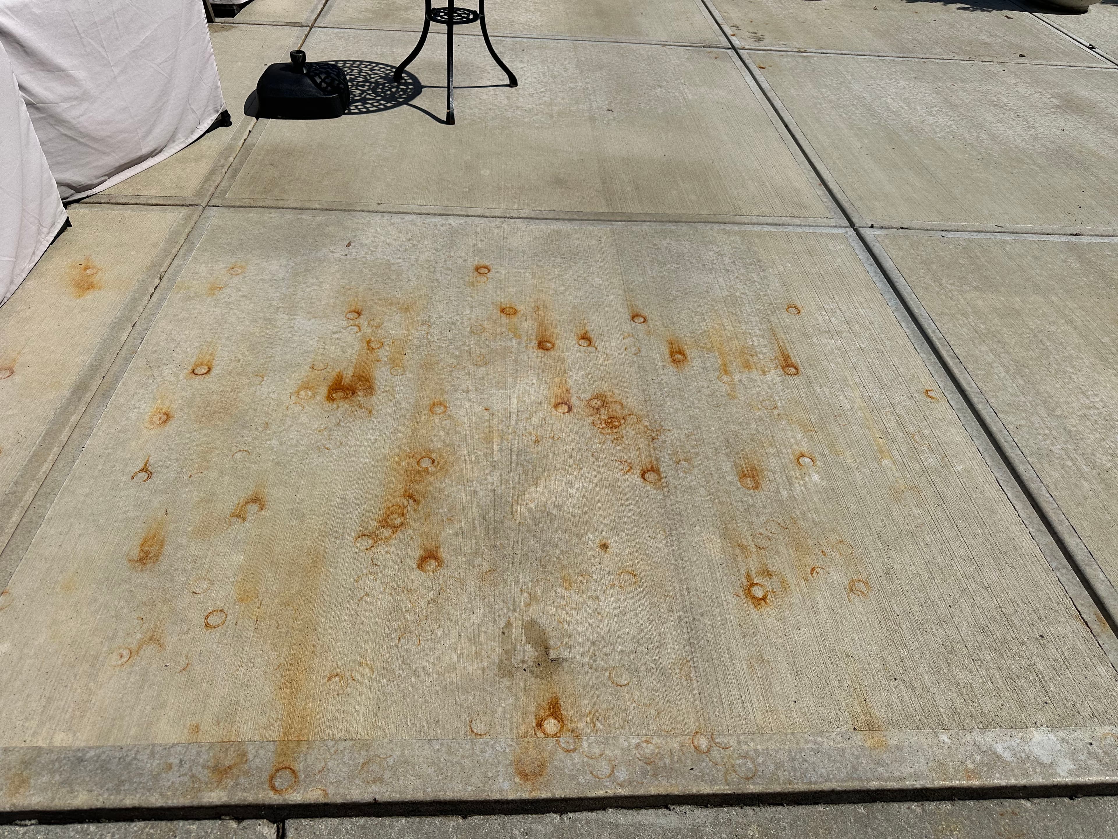 Project Rust Removal Success for Indianapolis Patio image